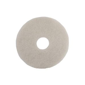 17" Floor pads White