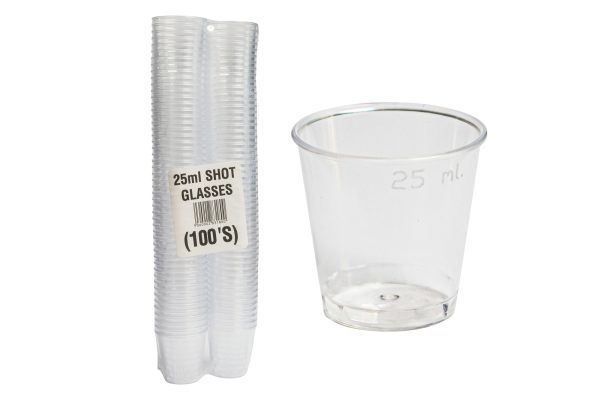 Disposable Shot Glasses 25ml x 1000