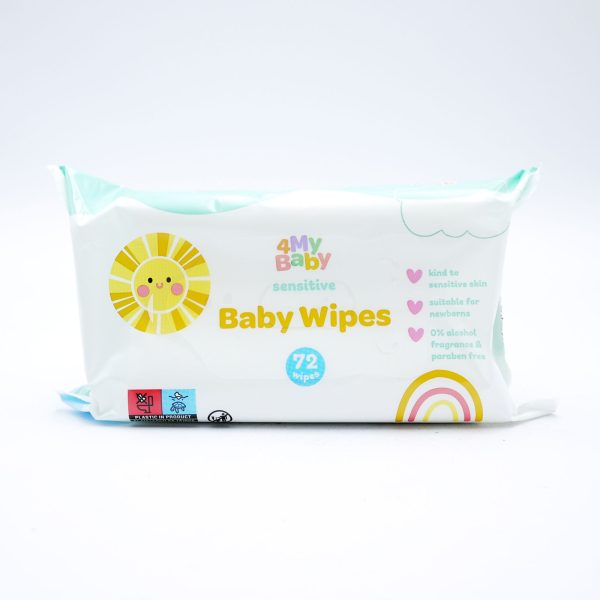 4 My Baby Baby Wipes 72's