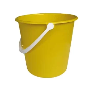 9 Litre Plastic Bucket Yellow