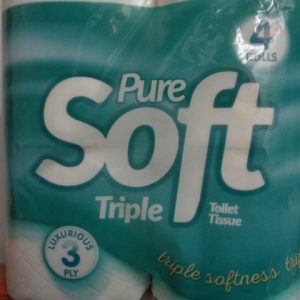 Pure Soft Triple Toilet Rolls 40's