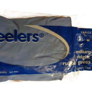 Rubber Gloves Blue Large
