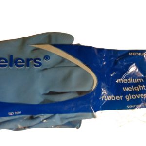 Rubber Gloves Blue Medium