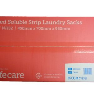 Red Soluble Strip Laundry Bags 200's