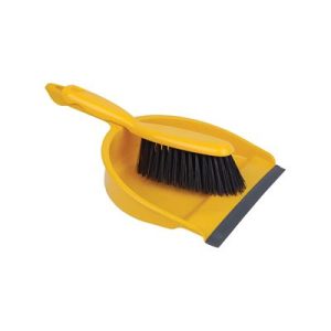 Dust Pan & Brush Yellow