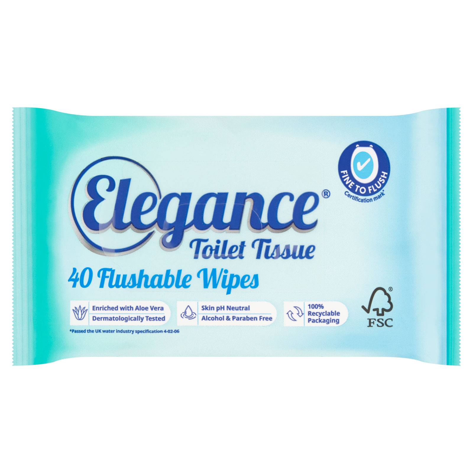 Elegance Moist Toilet Tissue 40's x 16