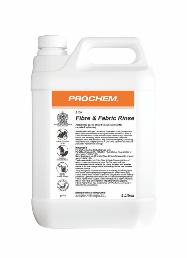 Prochem Fibre & Fabric Rinse 5 Litre