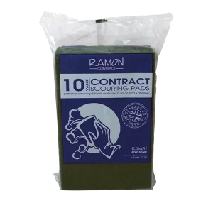 Green Scourer Pads 10's