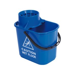 Professional Bucket & Wringer 15 Litre Blue