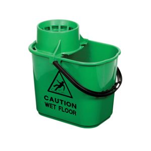Professional Bucket & Wringer 15 Litre Green