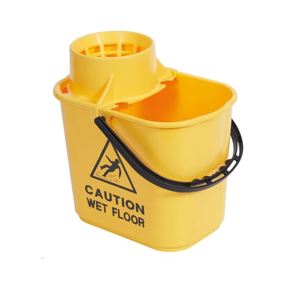 Professional Bucket & Wringer 15 Litre Yellow