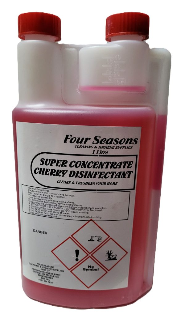Super Concentrate Cherry Disinfectant 1 Litre