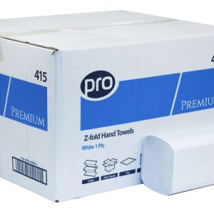 Z-Fold Hand Towels White 1ply 3000's