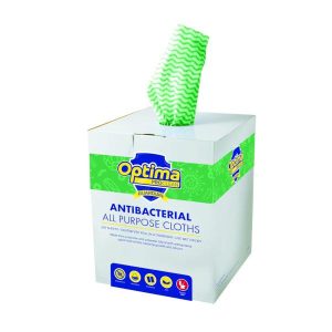 Anti Bacterial All Purpose Cloths Box 200 Green