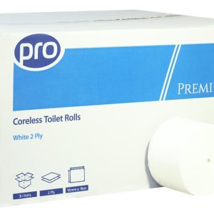 Coreless 2ply Toilet Rolls 36's