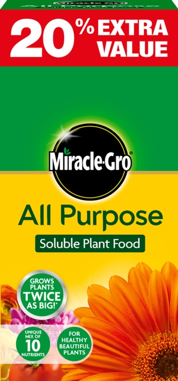 Miracle Gro All Purpose Plant Food 1kg+20% FREE