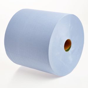 Blue Wiping Roll 2ply x 2
