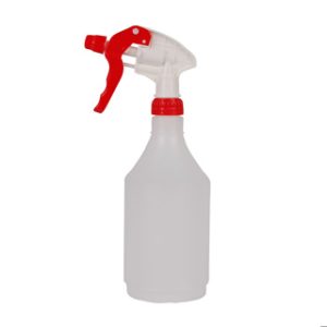 Plastic Spray bottle & Spray Head 750ml Red