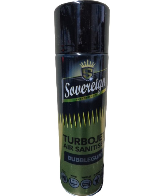 Sovereign Turbo Jet Air Freshener 500ml Bubblegum