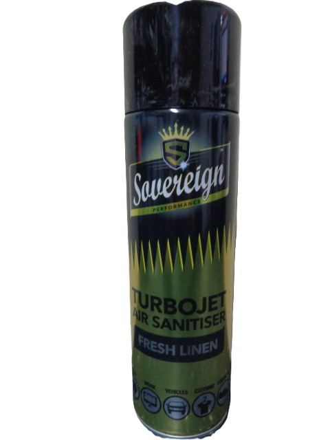 Sovereign Turbo Jet Air Freshener 500ml Fresh Linen