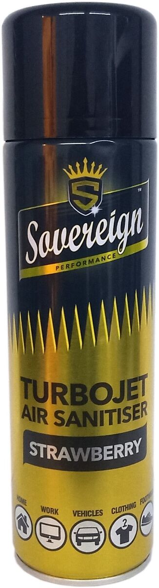 Sovereign Turbo Jet Air Freshener 500ml Strawberry
