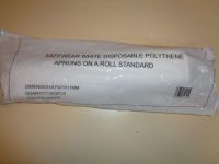 Polythene Aprons On Roll 200's White