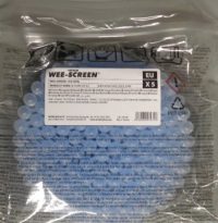 Wee Screen Urinal Screen Ice Cool x 10