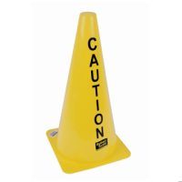 Yellow Caution Cone
