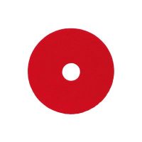 15" Floor Pad Red