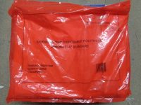 Polythene Aprons Flat Pack 100's Red