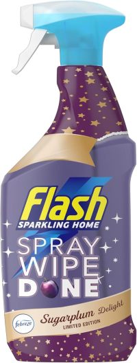 Flash Spray Wipe Done 800ml Sugar Plum