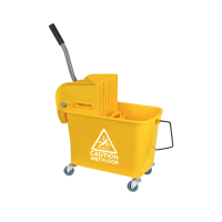 SYR Speedguard Double bucket & Wringer Yellow